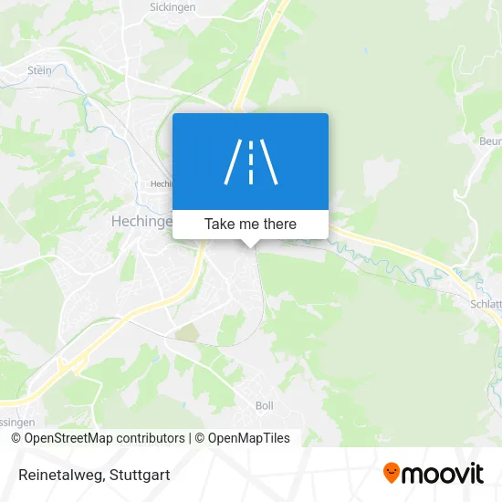 Карта Reinetalweg