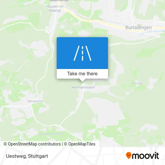 Карта Uestweg
