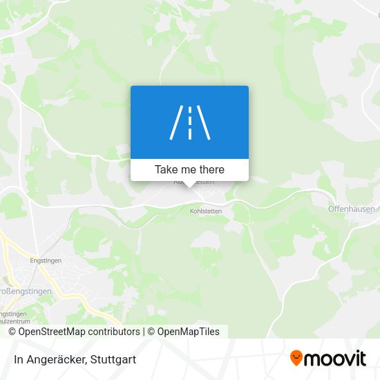 In Angeräcker map