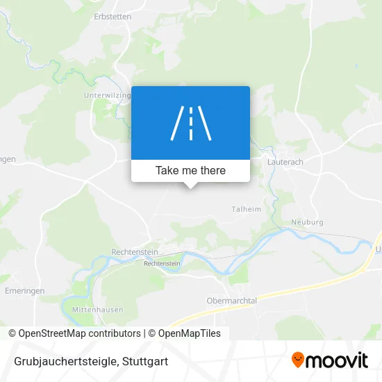 Карта Grubjauchertsteigle