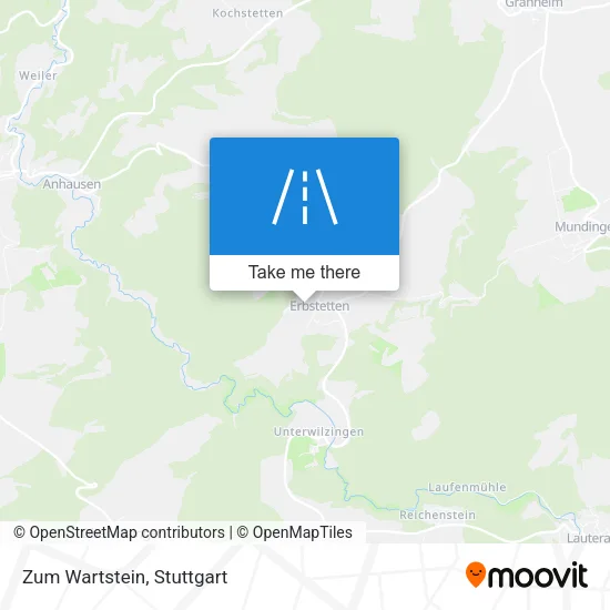 Карта Zum Wartstein