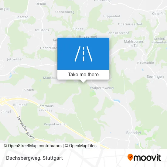 Карта Dachsbergweg