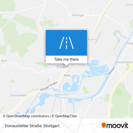 Donaustetter Straße map