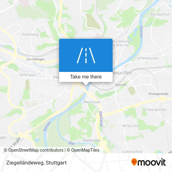 Карта Ziegelländeweg