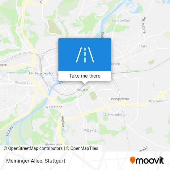 Карта Meininger Allee