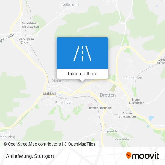Карта Anlieferung