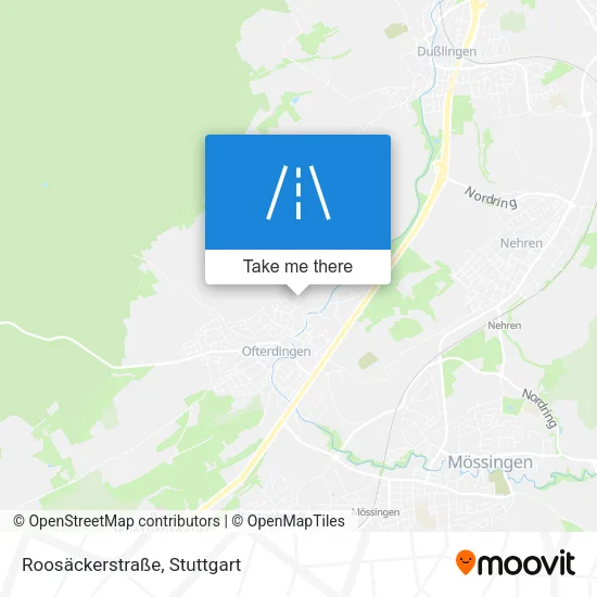 Карта Roosäckerstraße