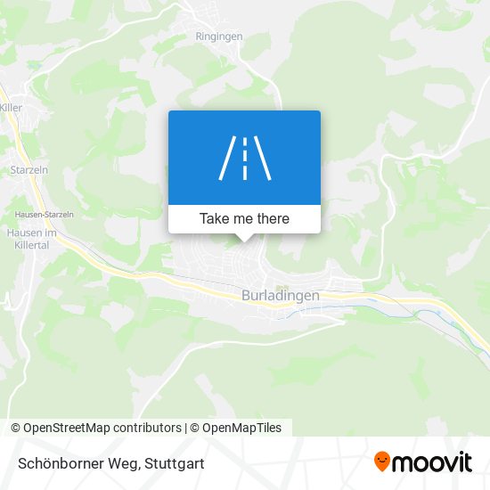 Schönborner Weg map