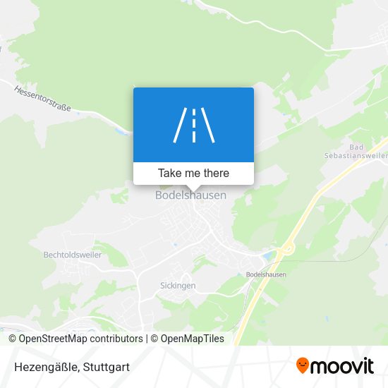 Hezengäßle map