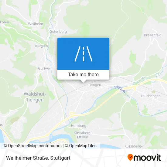Карта Weilheimer Straße