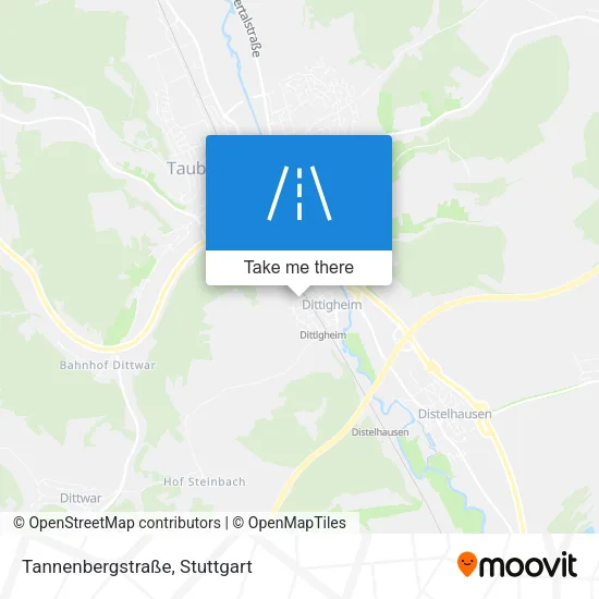 Карта Tannenbergstraße