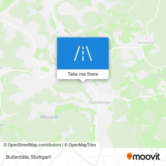Карта Bullentäle