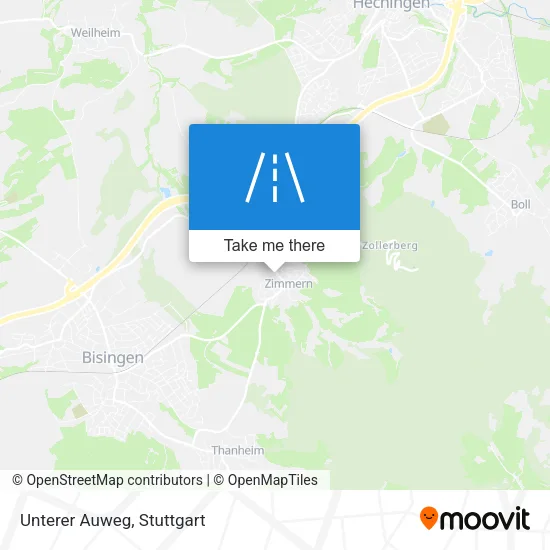 Карта Unterer Auweg