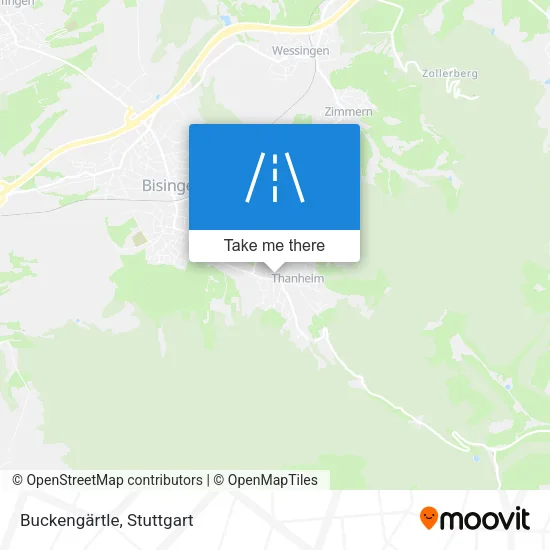 Карта Buckengärtle