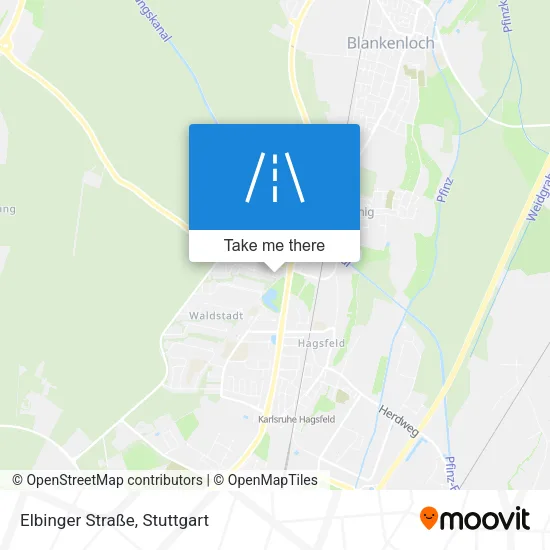 Карта Elbinger Straße