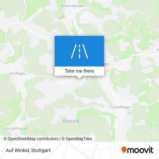 Auf Winkel map