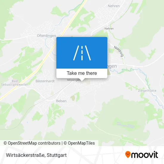 Карта Wirtsäckerstraße