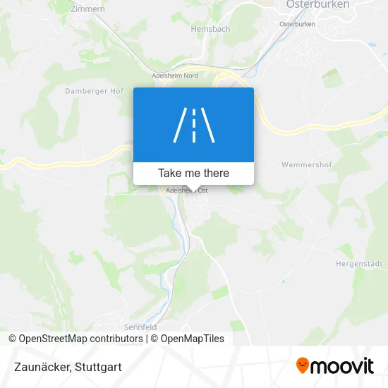 Карта Zaunäcker