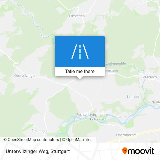Карта Unterwilzinger Weg
