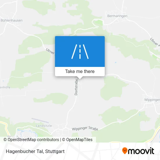 Hagenbucher Tal map