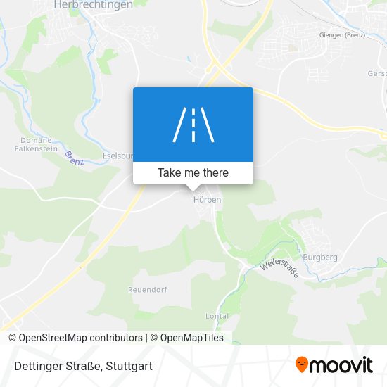 Dettinger Straße map