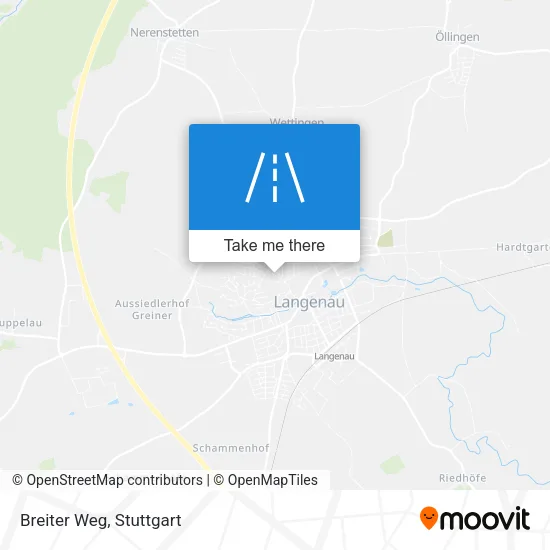 Карта Breiter Weg