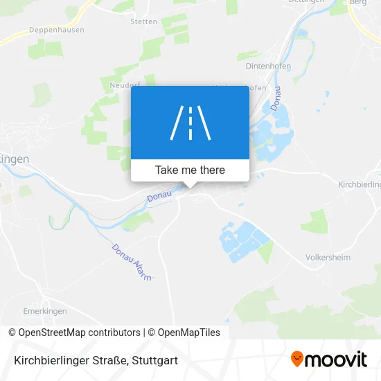 Карта Kirchbierlinger Straße