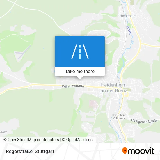 Карта Regerstraße