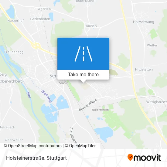 Карта Holsteinerstraße