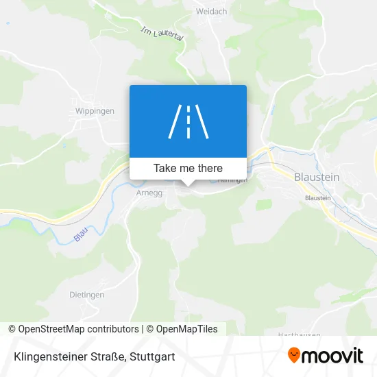 Карта Klingensteiner Straße