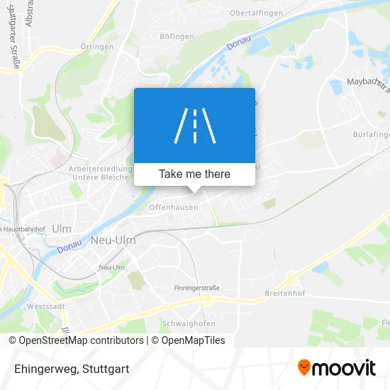 Карта Ehingerweg