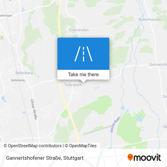 Gannertshofener Straße map