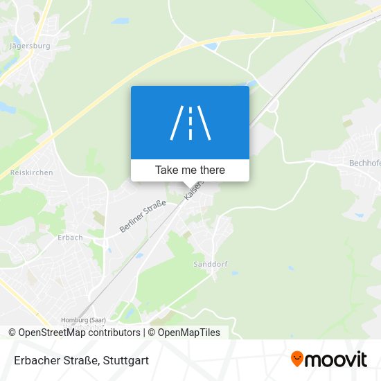 Erbacher Straße map