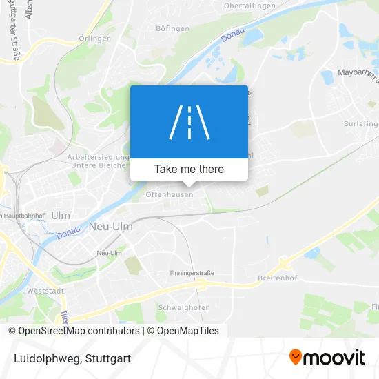 Luidolphweg map