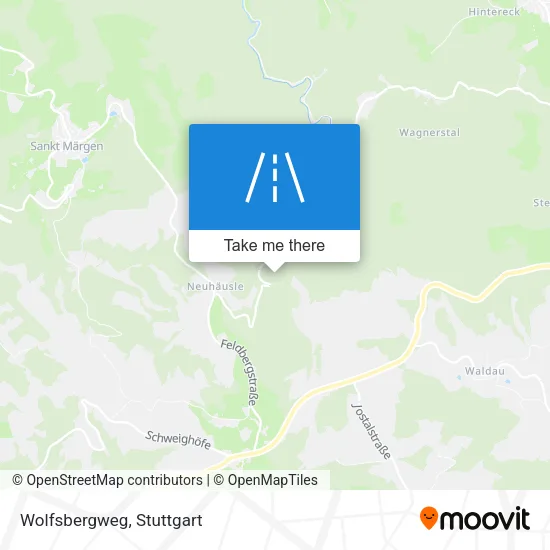 Карта Wolfsbergweg
