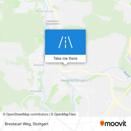 Карта Breslauer Weg
