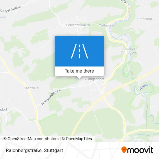 Raichbergstraße map