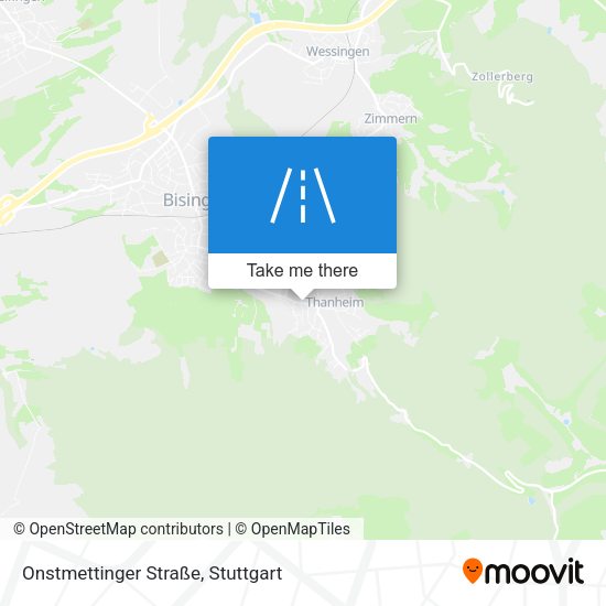 Onstmettinger Straße map