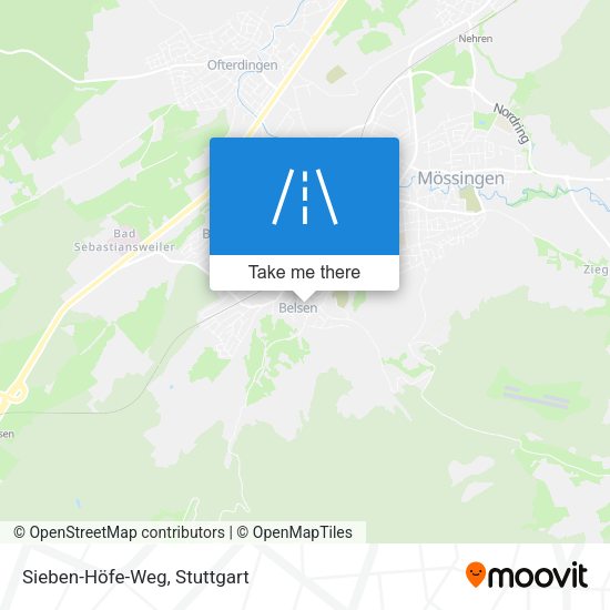 Sieben-Höfe-Weg map