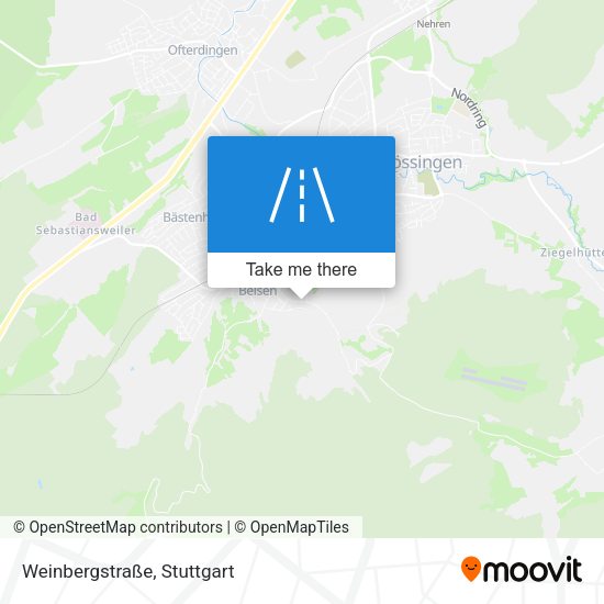 Weinbergstraße map