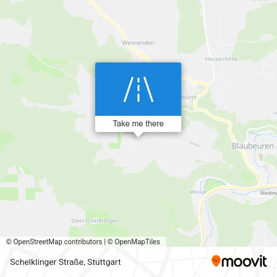 Карта Schelklinger Straße