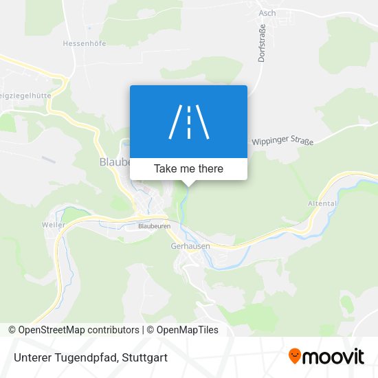 Карта Unterer Tugendpfad