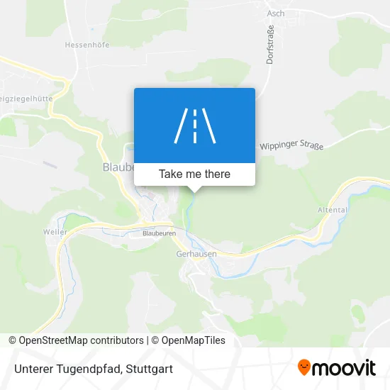 Карта Unterer Tugendpfad