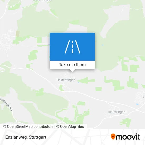Enzianweg map