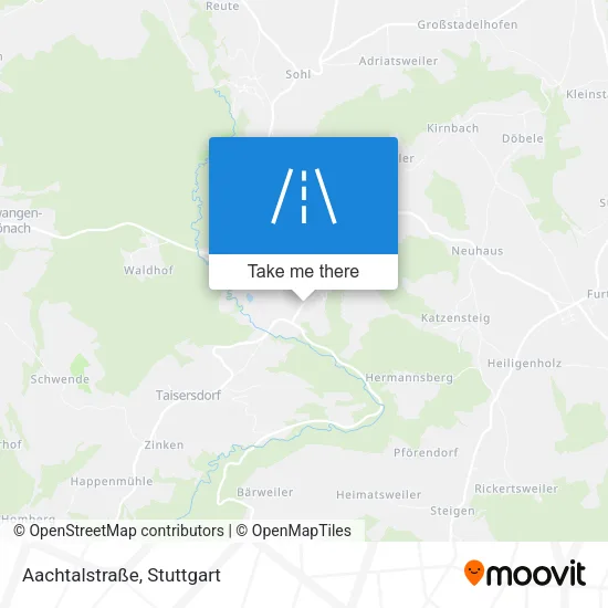 Aachtalstraße map