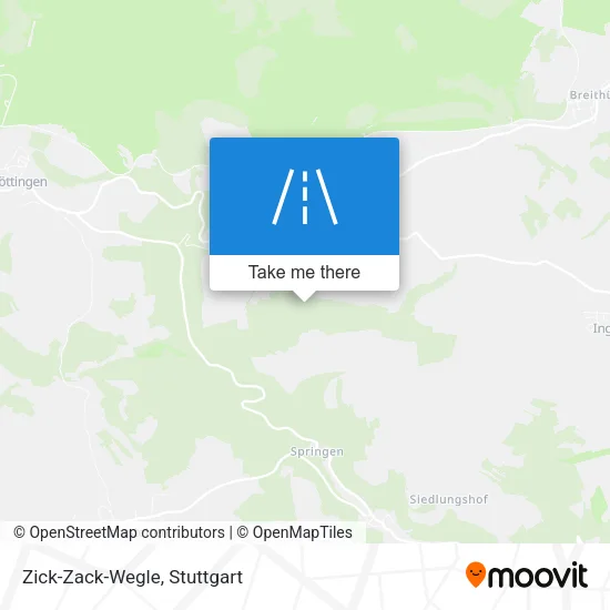 Карта Zick-Zack-Wegle