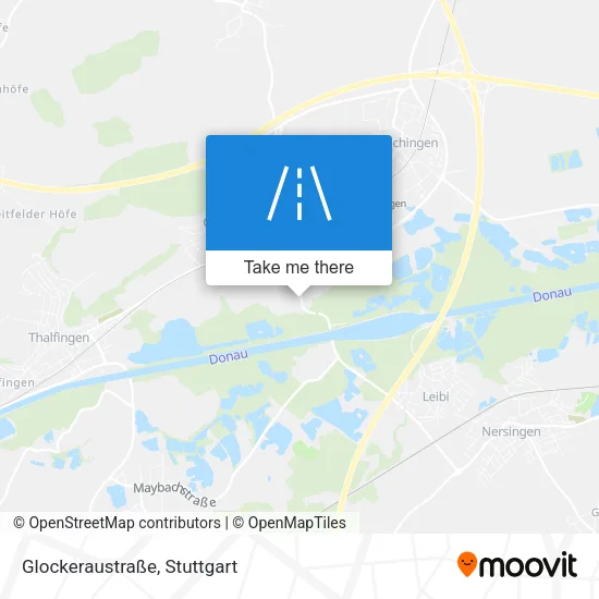Карта Glockeraustraße