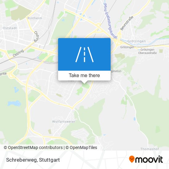 Schreberweg map