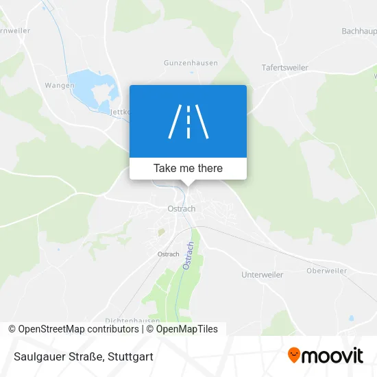 Карта Saulgauer Straße