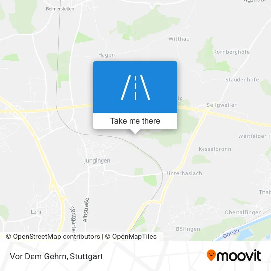 Карта Vor Dem Gehrn